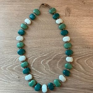 Green stone necklace
